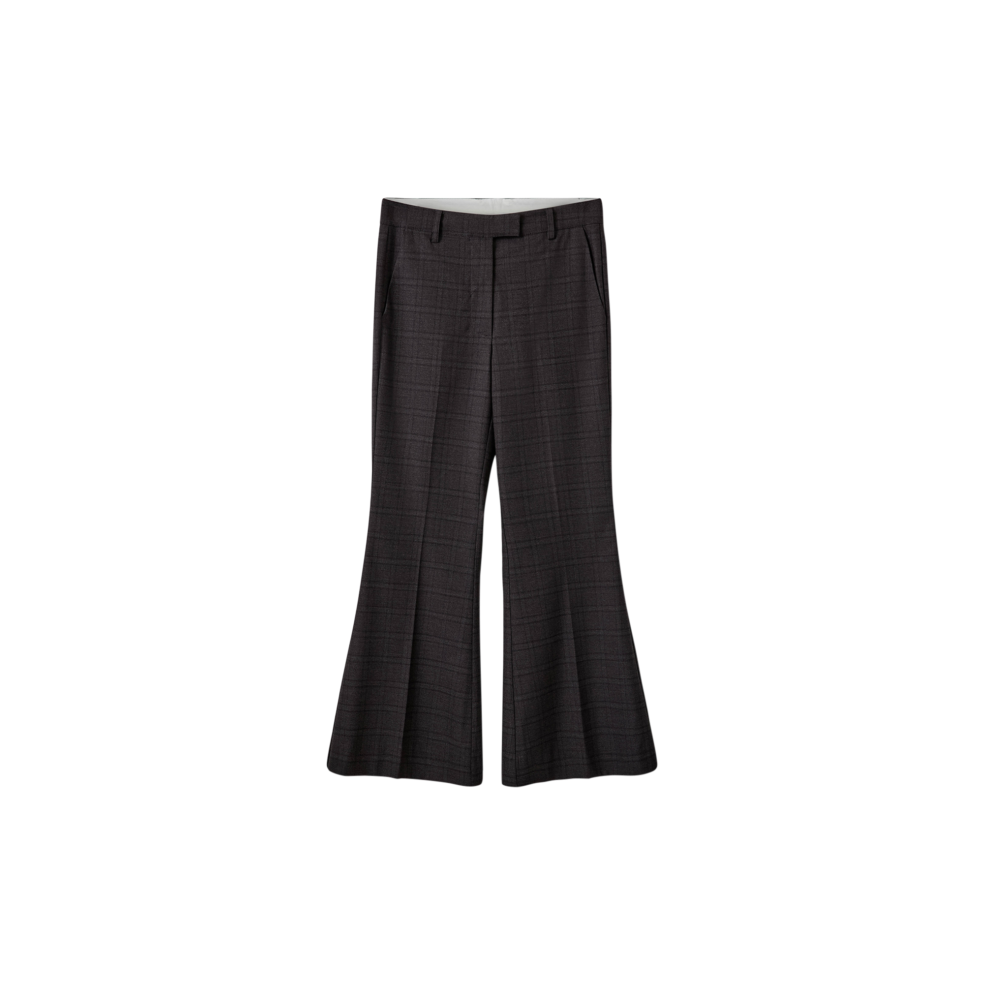 Sofie Schnoor - FLARISSW CHECKED FLARED TROUSERS, grey check - Str. 34