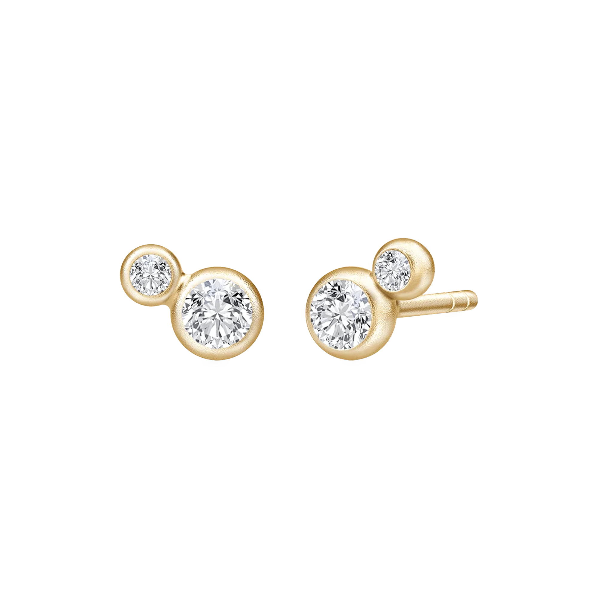 Julie Sandlau - Fina Earstuds, gold plated