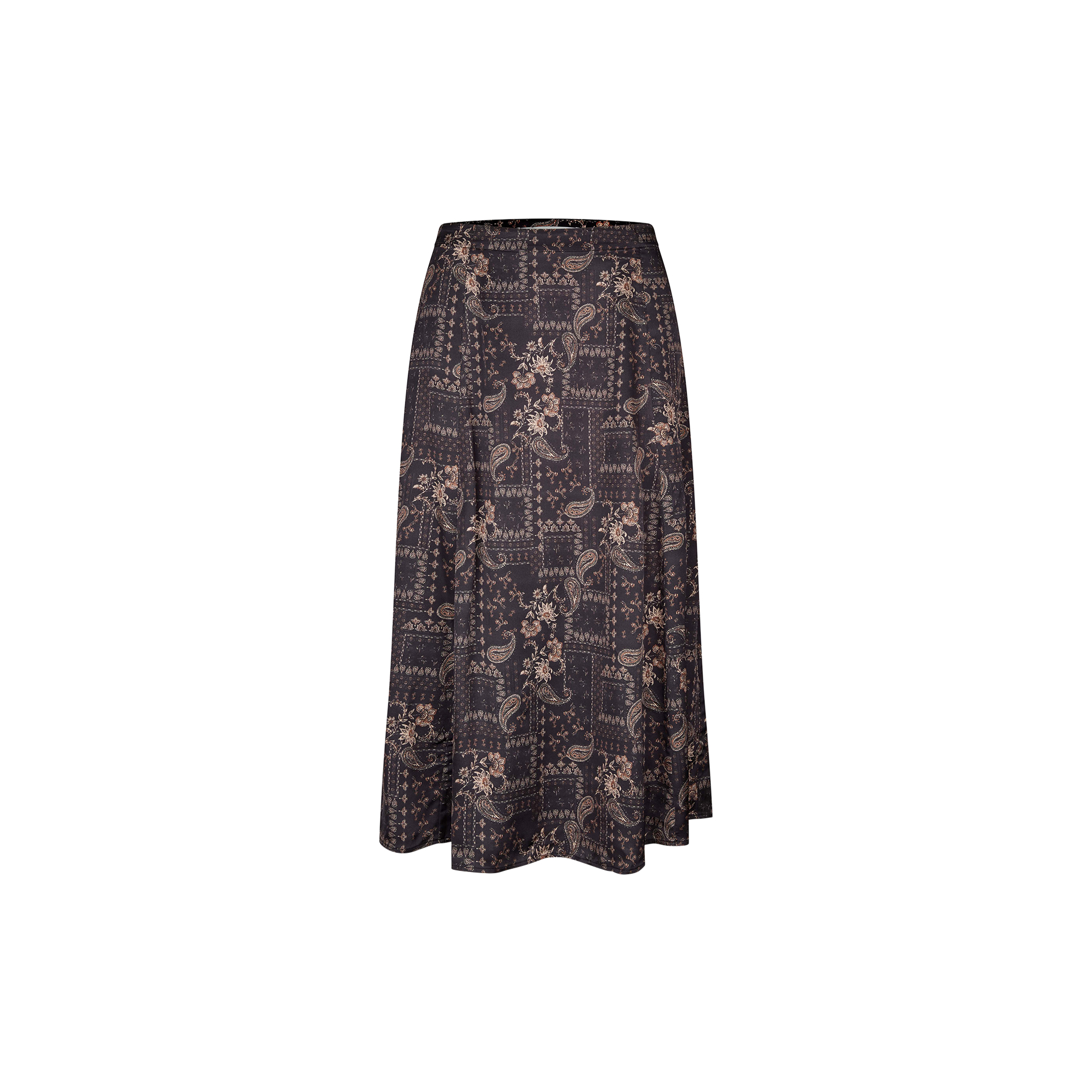 Second Female - Paisley Skirt, black - Str. L