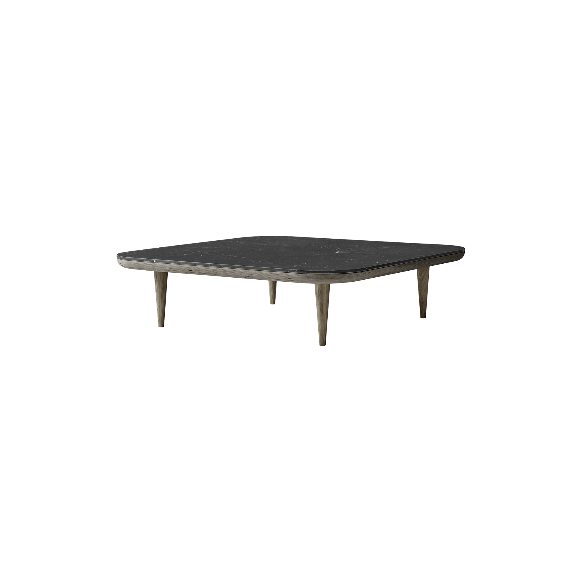 &Tradition - Fly SC11 Coffee Table, Nero Marquina marble/smoked oiled oak