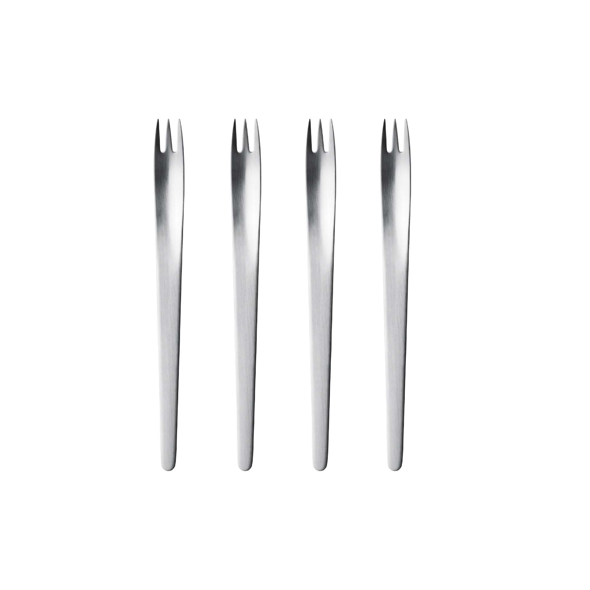 Georg Jensen - Arne Jacobsen kagegaffel 4 stk.