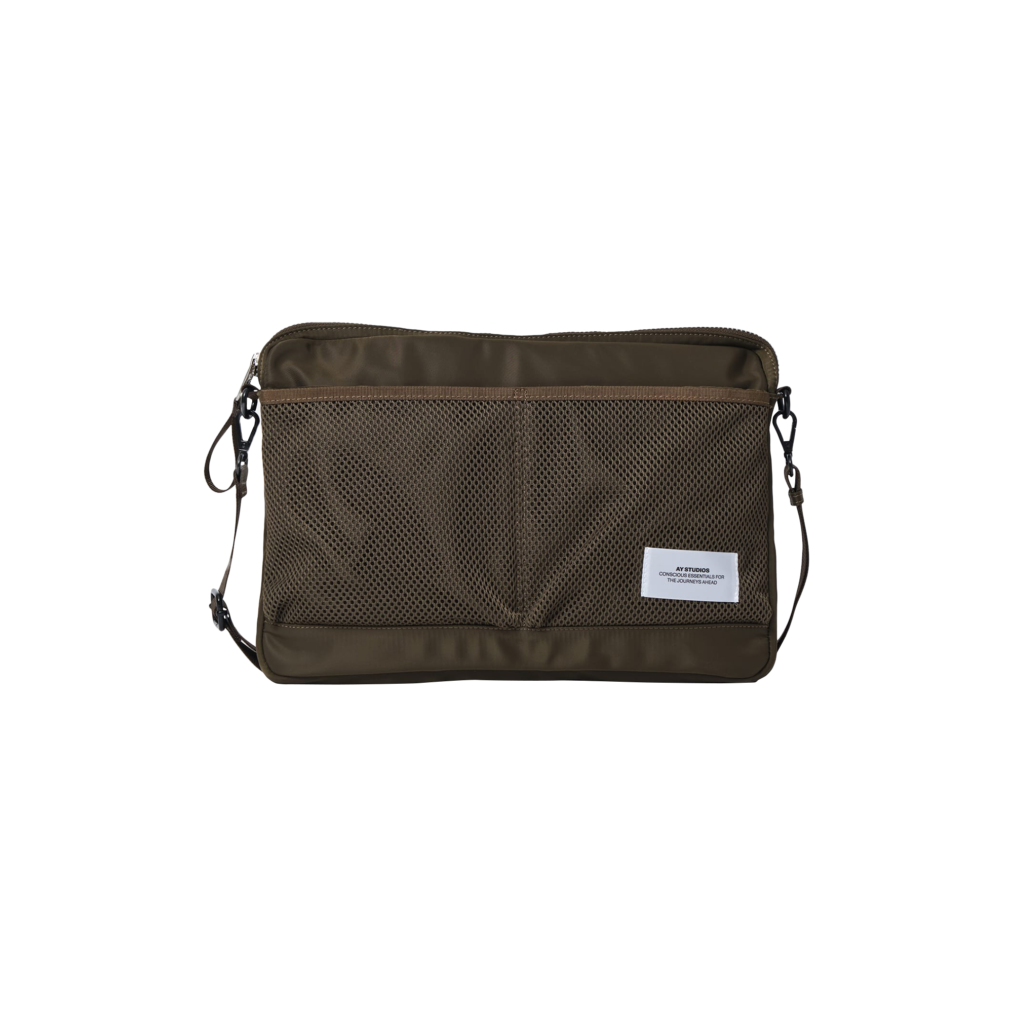 AY Studios - Computer bag, army green