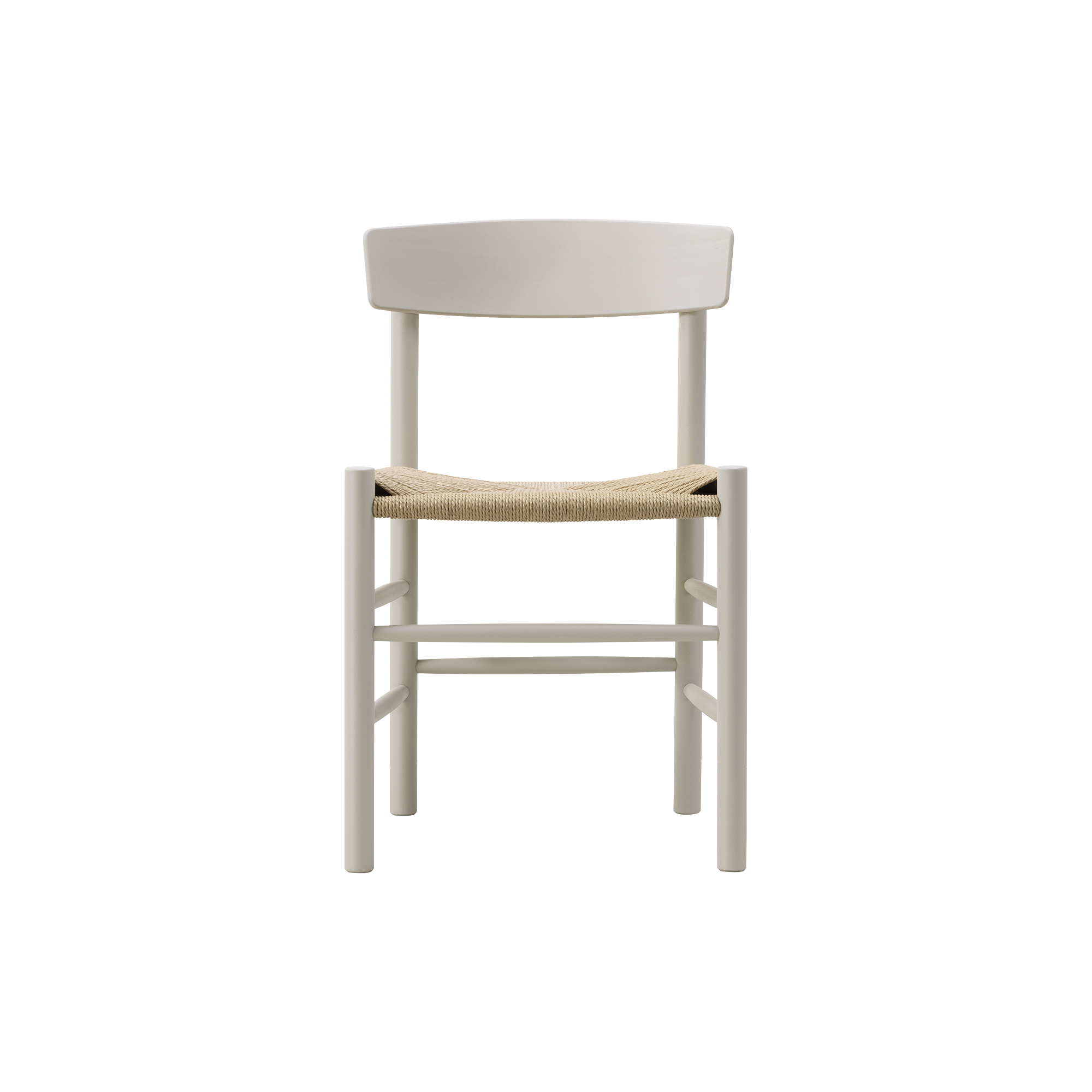 Fredericia Furniture - J39 Mogensen stol, pebble grey/natur