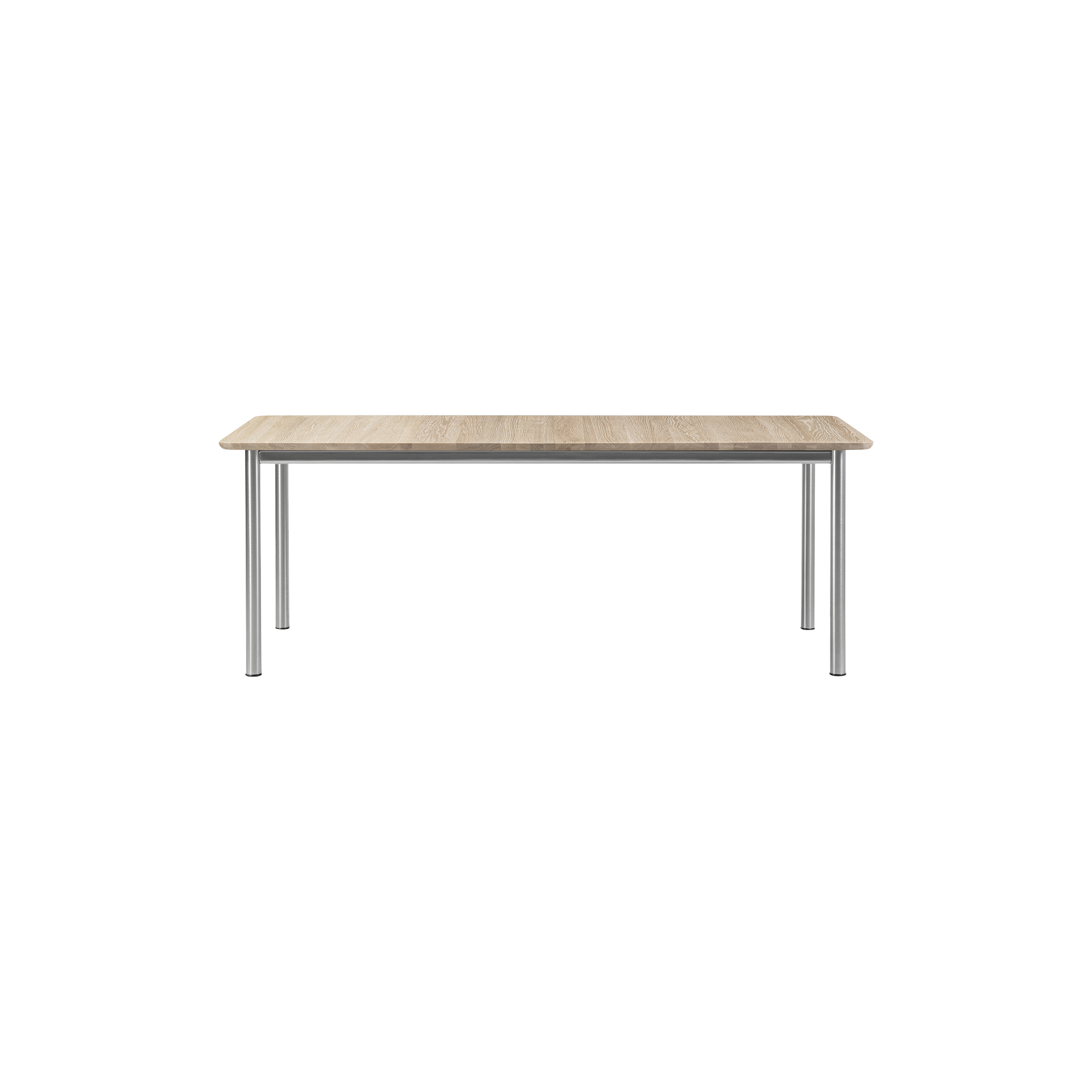 Fredericia Furniture - Plan Table Extendable, light oiled oak/brushed steel