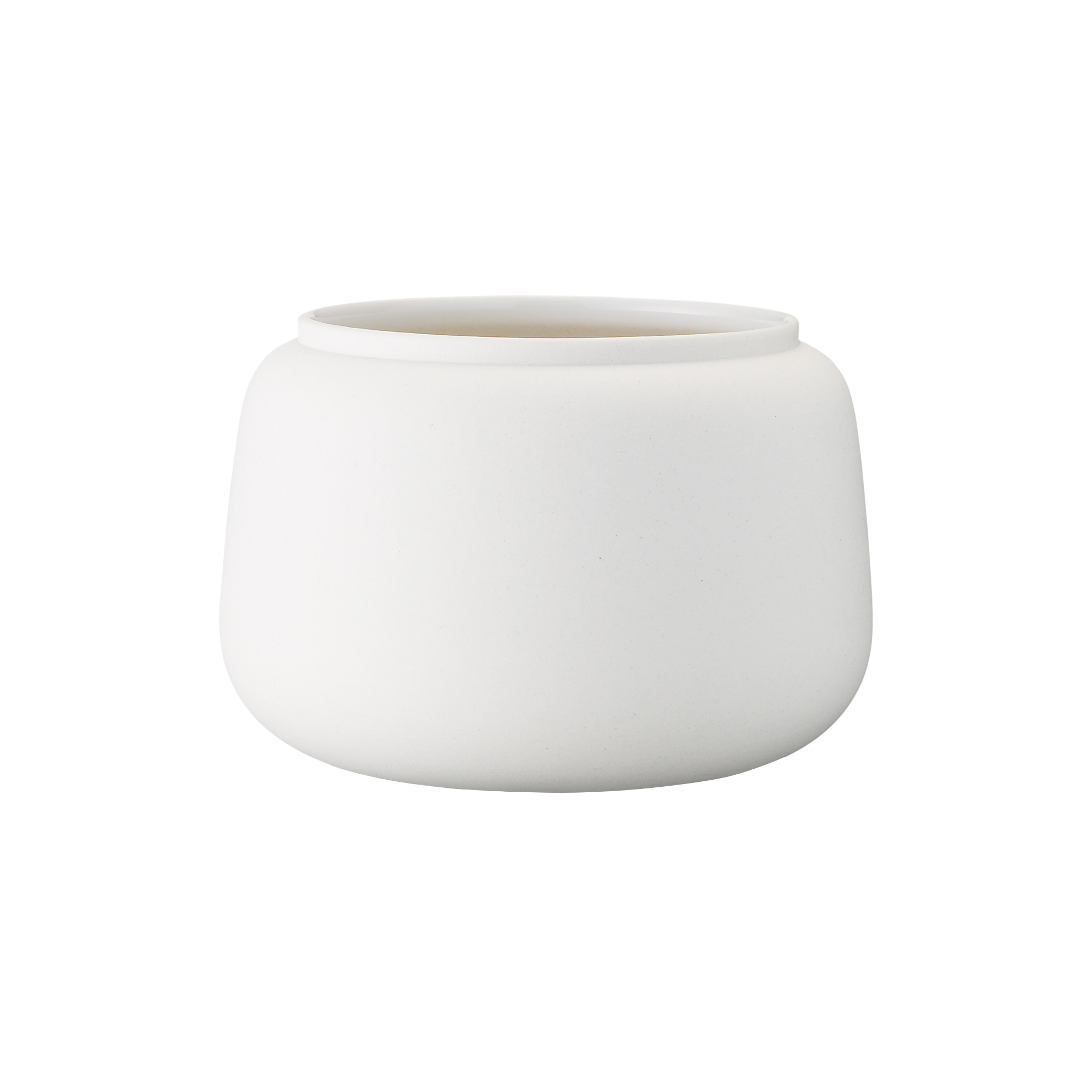 Ditte Fischer Copenhagen - Klassisk vase bred stor, hvid - Large