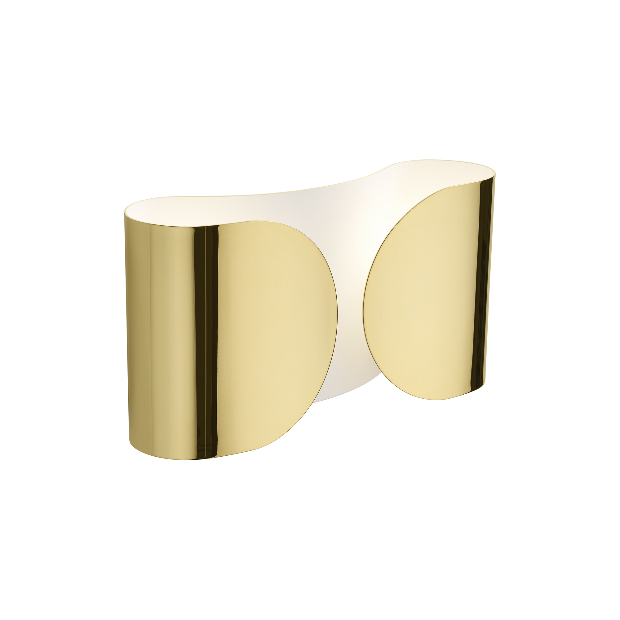Flos - Foglio væglampe, gold - H: 21 x L: 37 x D: 9,7 cm.