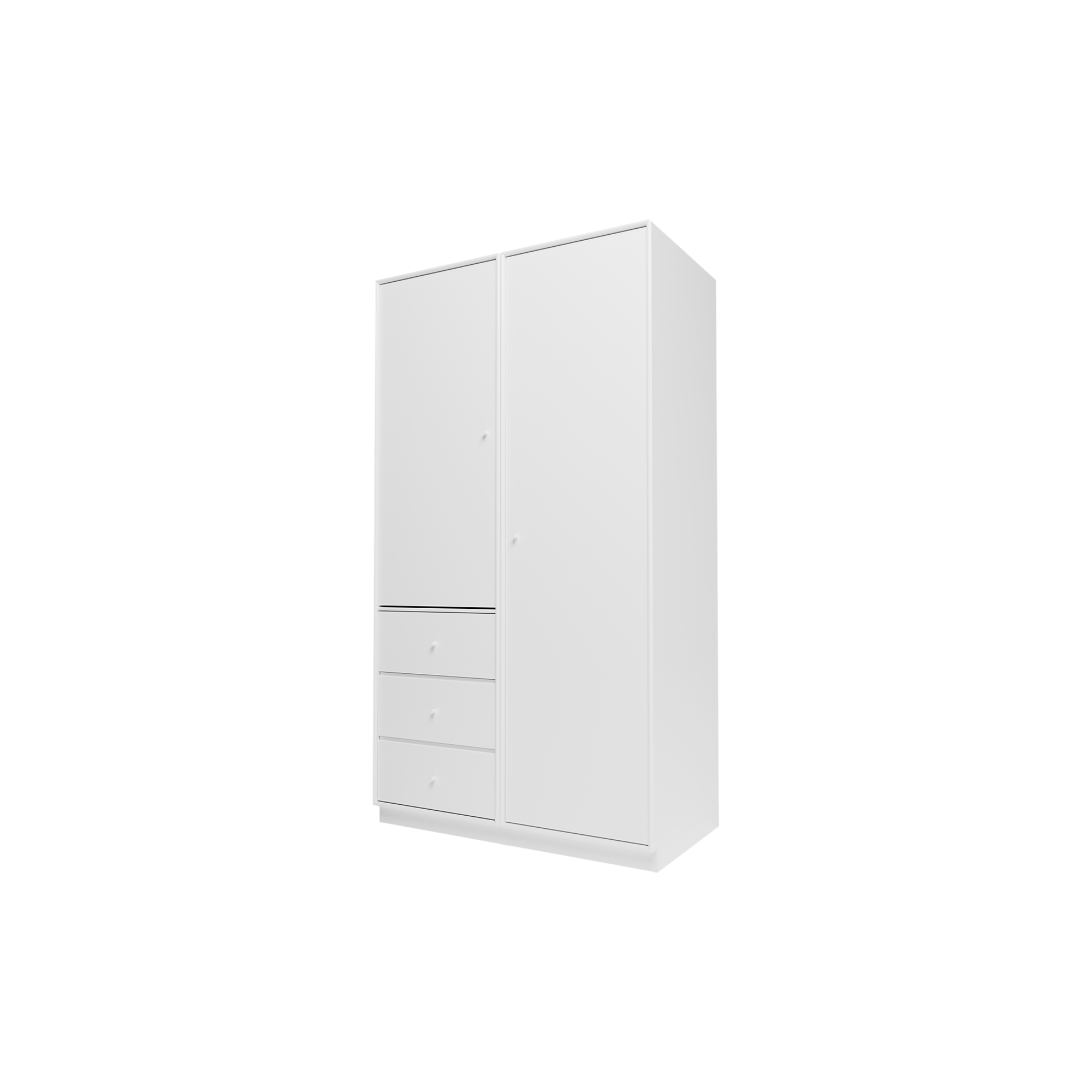 Montana Furniture - Montana Wardrobe ATTIRE III, 101 new white