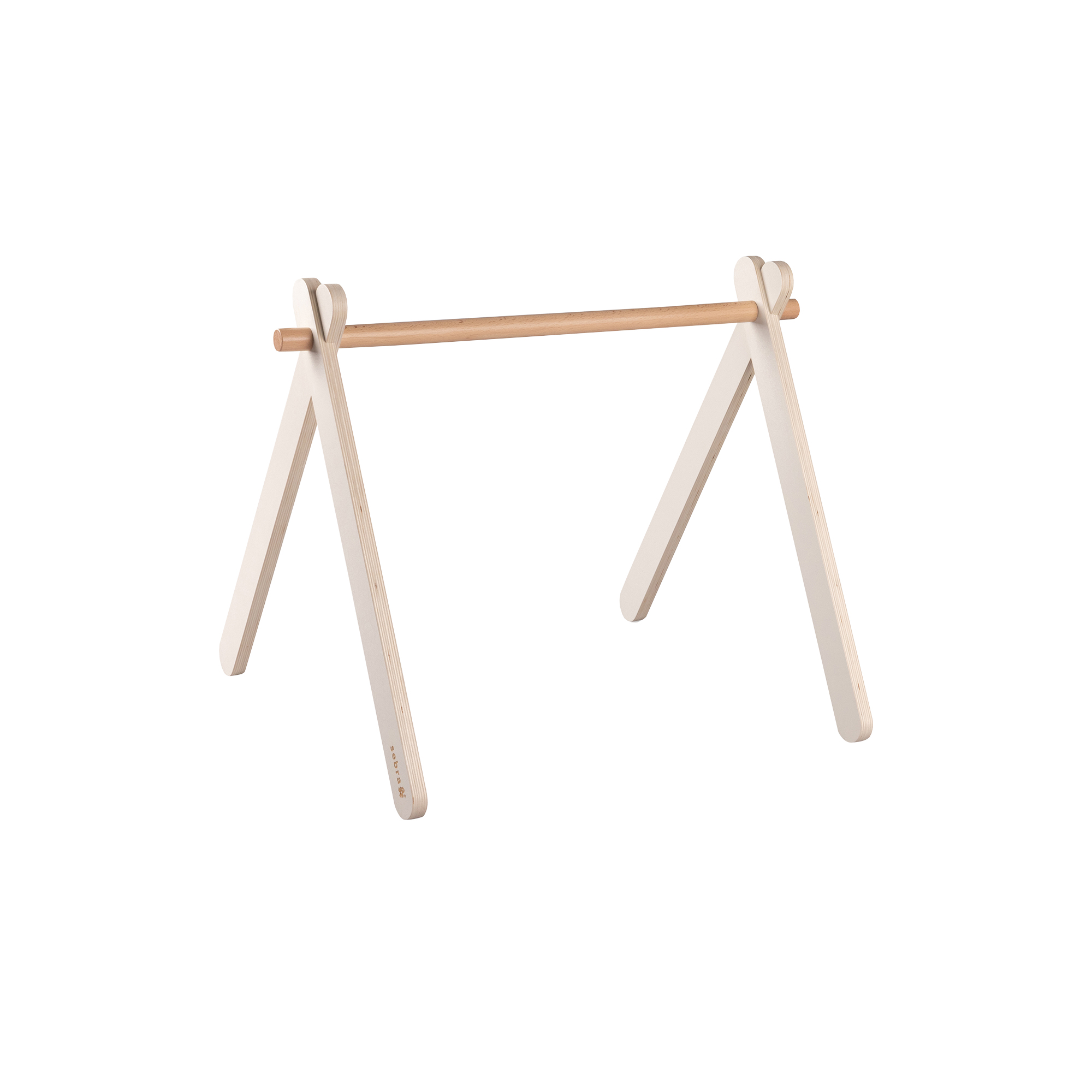 Sebra - Baby aktivitetsstativ, wood
