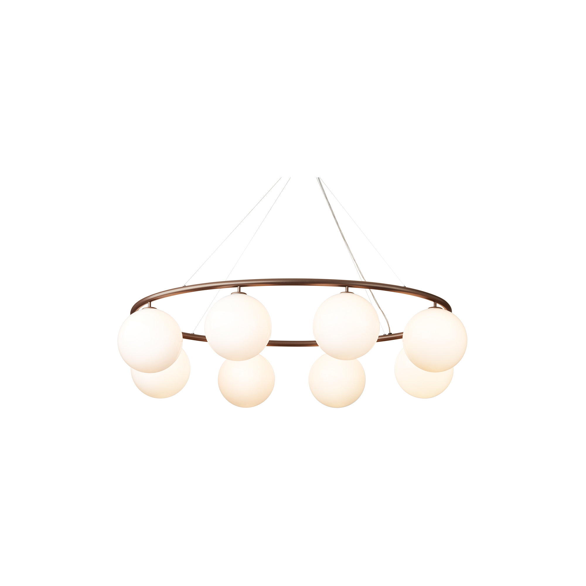 Nuura - Miira 8 Oval, dark bronze/opal