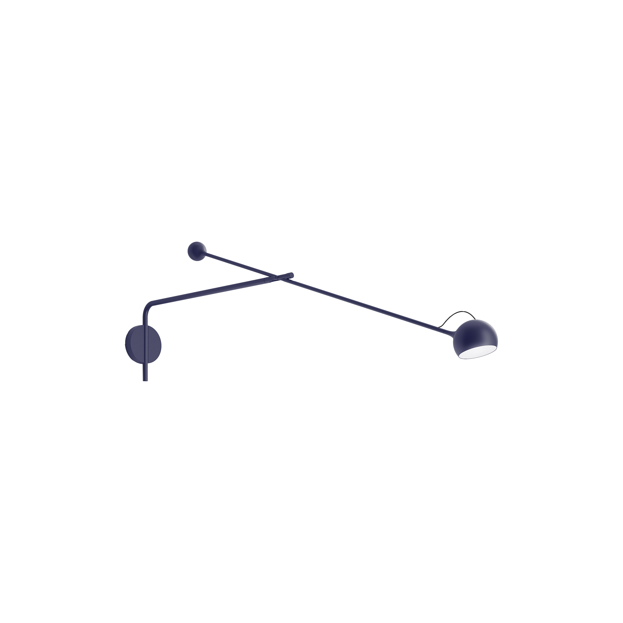 Artemide - IXA Arm væglampe, blue, Novelties - H: 110 x L: 67,4 cm.